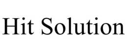 HIT SOLUTION trademark
