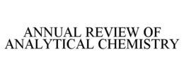 ANNUAL REVIEW OF ANALYTICAL CHEMISTRY trademark