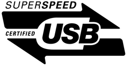 SUPERSPEED CERTIFIED USB trademark