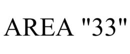 AREA "33" trademark