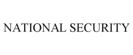 NATIONAL SECURITY trademark