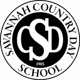 SAVANNAH COUNTRY DAY SCHOOL CSD 1905 trademark