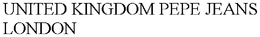 UNITED KINGDOM PEPE JEANS LONDON trademark