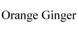 ORANGE GINGER trademark