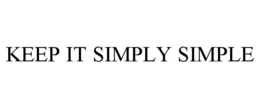 KEEP IT SIMPLY SIMPLE trademark
