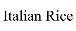 ITALIAN RICE trademark