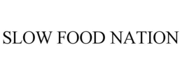 SLOW FOOD NATION trademark