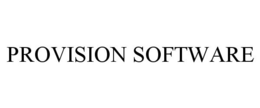 PROVISION SOFTWARE trademark