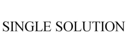 SINGLE SOLUTION trademark