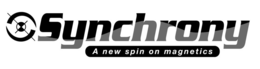 SYNCHRONY A NEW SPIN ON MAGNETICS trademark