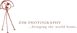 ZIM PHOTOGRAPHY... BRINGING THE WORLD HOME. trademark