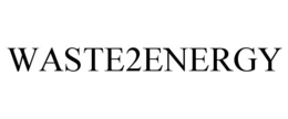 WASTE2ENERGY trademark