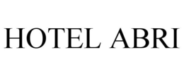 HOTEL ABRI trademark