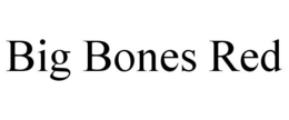 BIG BONES RED trademark