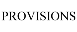 PROVISIONS trademark