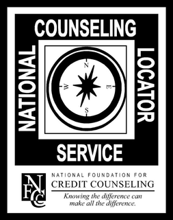 NATIONAL COUNSELING LOCATOR SERVICE NFCC NATIONAL FOUNDATION FOR CREDIT COUNSELING KNOWING THE DIFFERENCE CAN MAKE ALL THE DIFFERENCE. trademark
