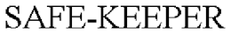 SAFE-KEEPER trademark