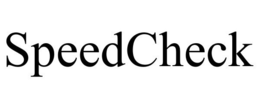 SPEEDCHECK trademark