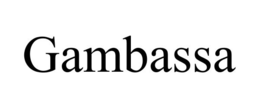 GAMBASSA trademark