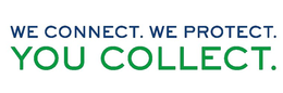 WE CONNECT. WE PROTECT. YOU COLLECT. trademark