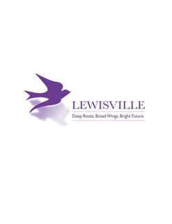 LEWISVILLE DEEP ROOTS. BROAD WINGS. BRIGHT FUTURE. trademark