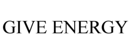 GIVE ENERGY trademark