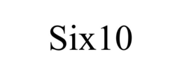 SIX10 trademark