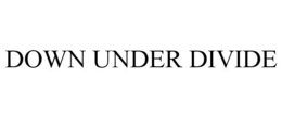 DOWN UNDER DIVIDE trademark