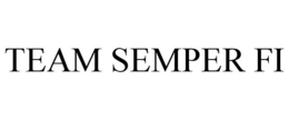 TEAM SEMPER FI trademark