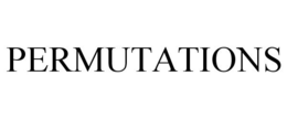 PERMUTATIONS trademark