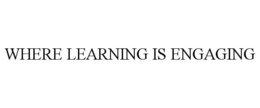 WHERE LEARNING IS ENGAGING trademark