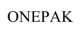 ONEPAK trademark