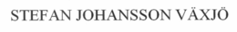 STEFAN JOHANSSON VAXJO trademark