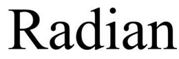 RADIAN trademark