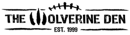 THE WOLVERINE DEN EST. 1999 trademark