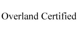 OVERLAND CERTIFIED trademark
