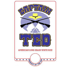 CAPTAIN TED AMERICAN LONG GRAIN WHITE RICE PRODUCT OF THE USA trademark
