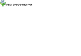GREEN DIVIDEND PROGRAM trademark
