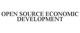 OPEN SOURCE ECONOMIC DEVELOPMENT trademark