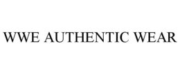 WWE AUTHENTIC WEAR trademark