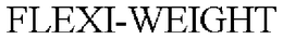 FLEXI-WEIGHT trademark