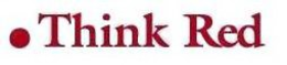 THINK RED trademark