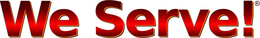 WE SERVE! trademark