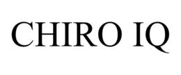 CHIRO IQ trademark