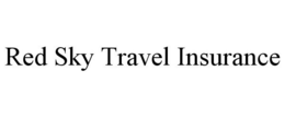 RED SKY TRAVEL INSURANCE trademark