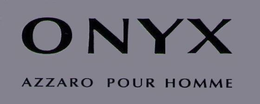ONYX AZZARO POUR HOMME trademark