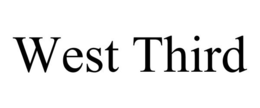 WEST THIRD trademark