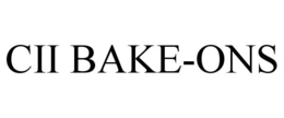 CII BAKE-ONS trademark