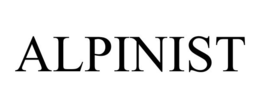 ALPINIST trademark