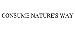 CONSUME NATURE'S WAY trademark